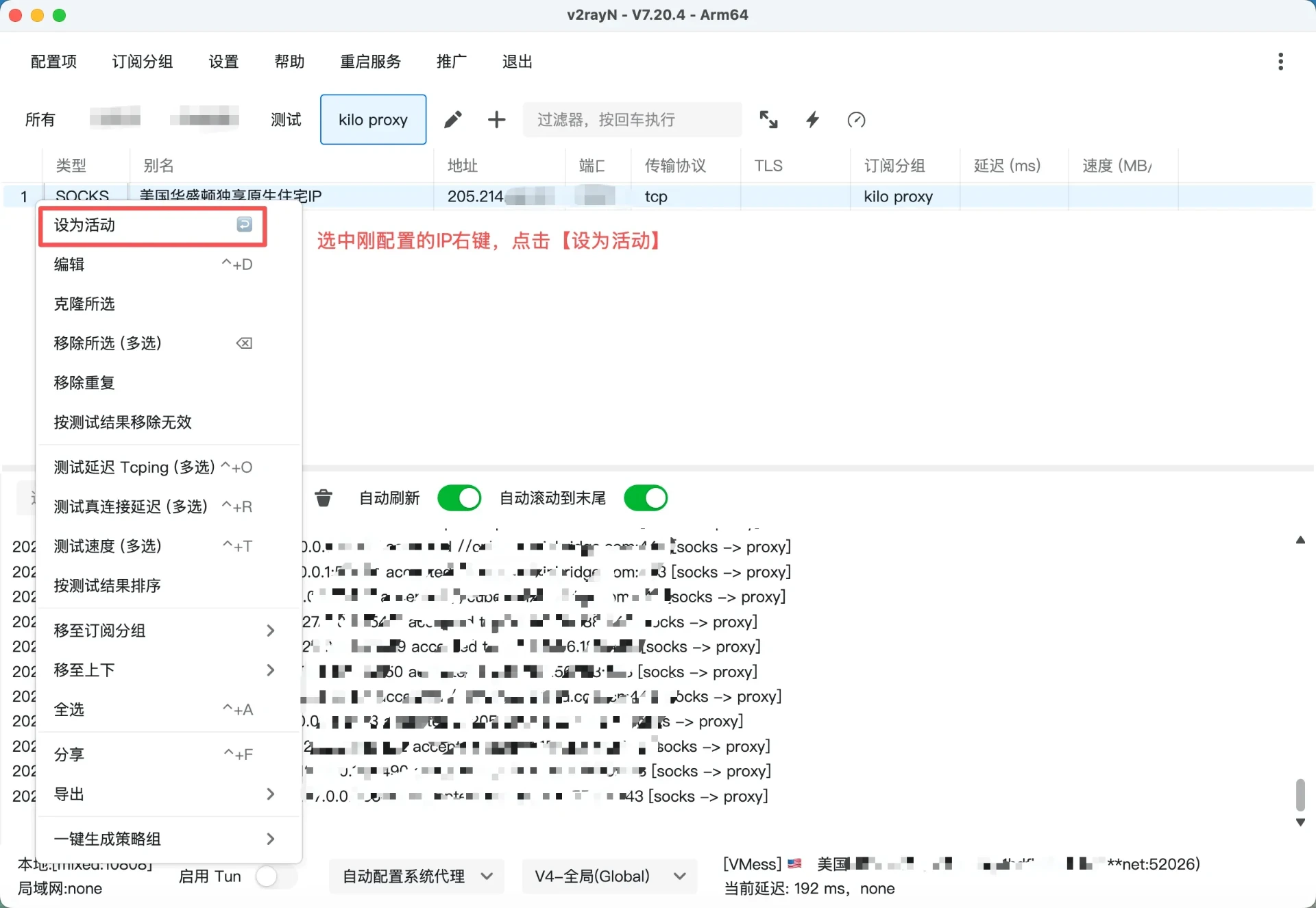 v2rayN配置教程 - 操作步骤图 5